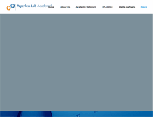 Tablet Screenshot of paperlesslabacademy.com